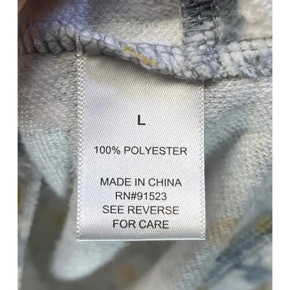 Roudelain Womens L White/Gray Daisy Print Sleep-set NEW - Picture 6 of 16